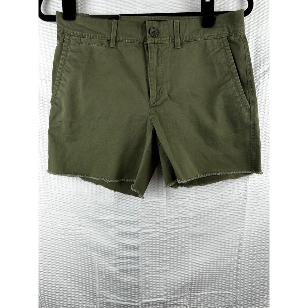Banana Republic Womens Olive Green Cutoff Shorts NWT Size‎ 0